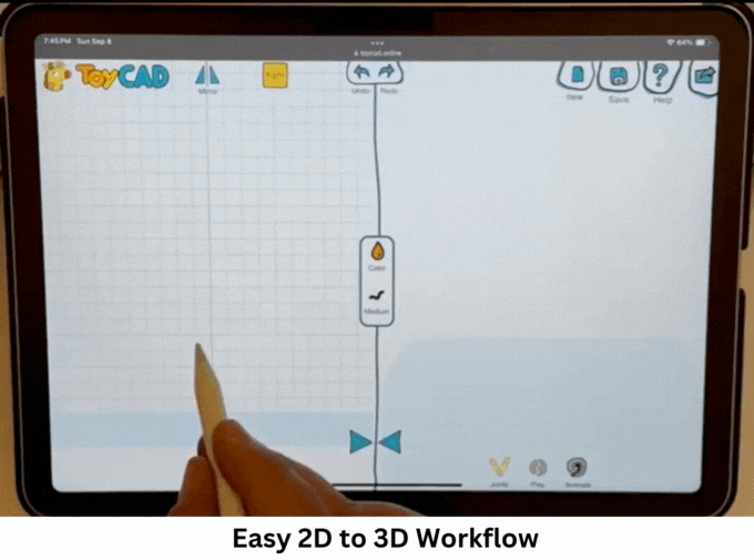 Drawing to 3D GIF
